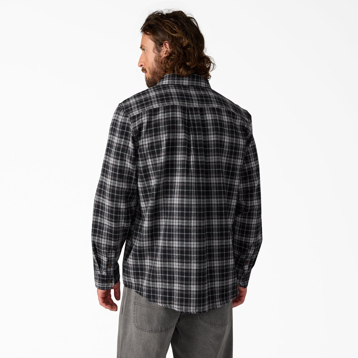 Long Sleeve Flannel Work Shirt - Dickies Men