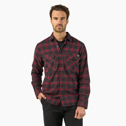 Long Sleeve Flannel Work Shirt - Dickies Men|Sale