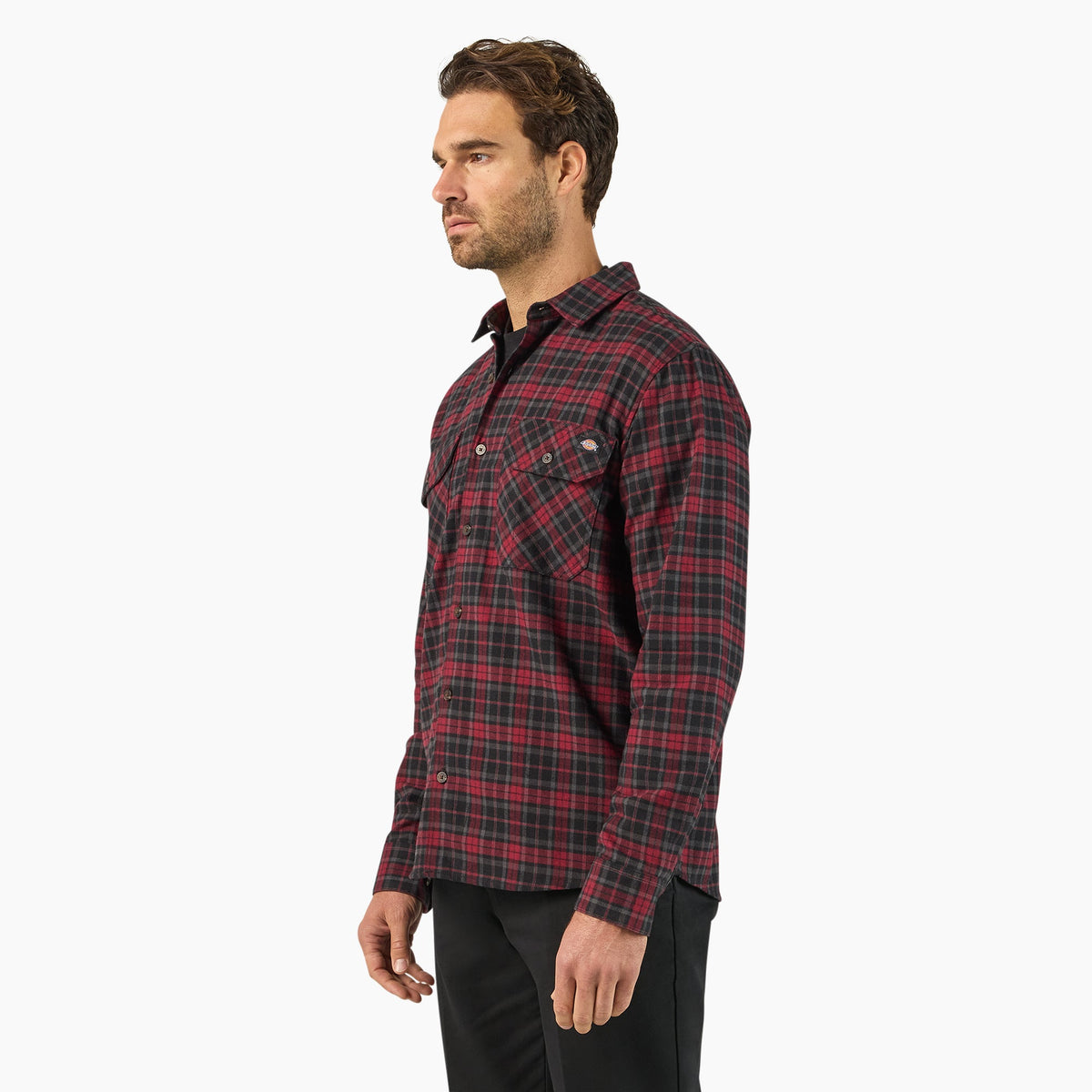 Long Sleeve Flannel Work Shirt - Dickies Men|Sale