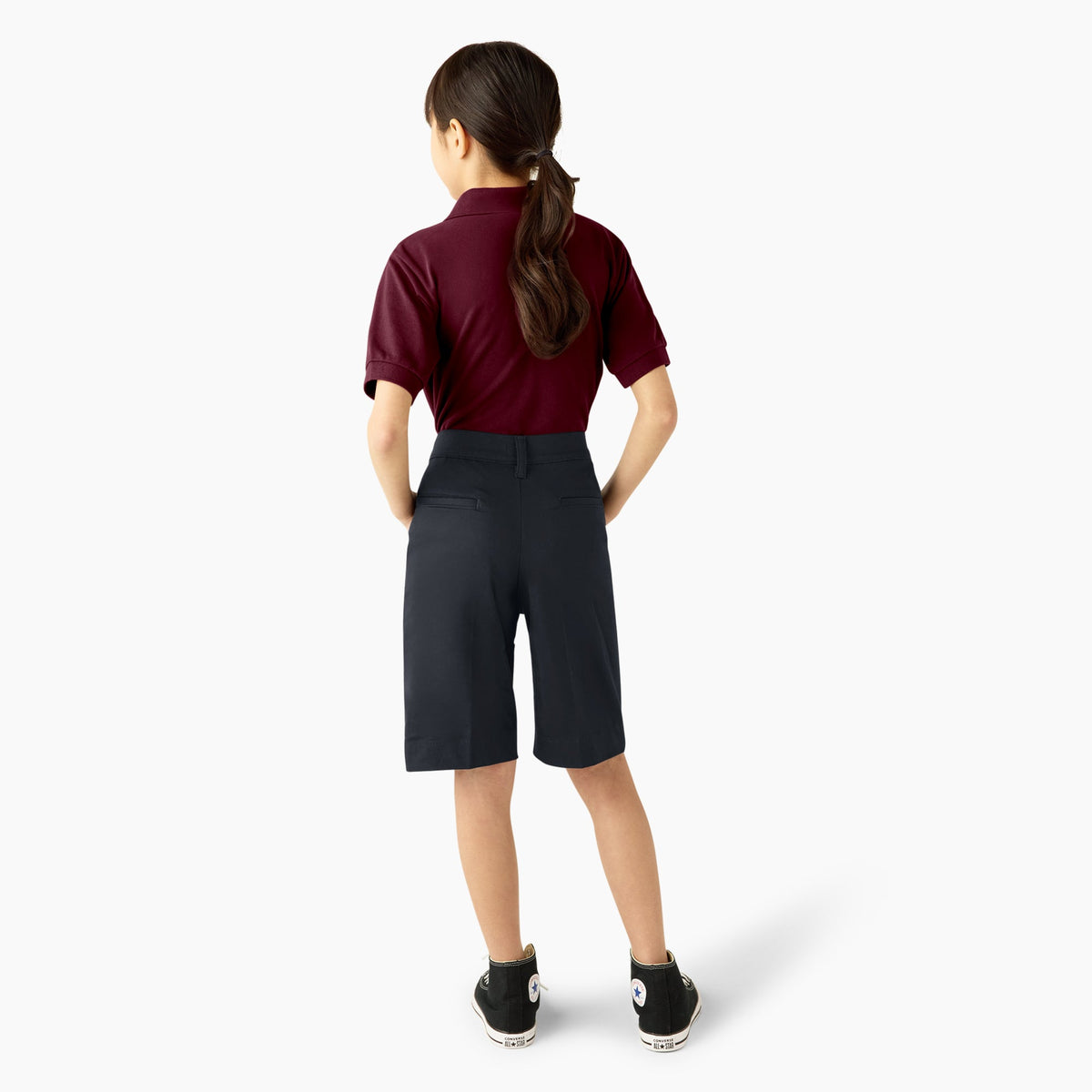 Girls' Classic Fit Bermuda Shorts, 4-20 - Dickies Kids