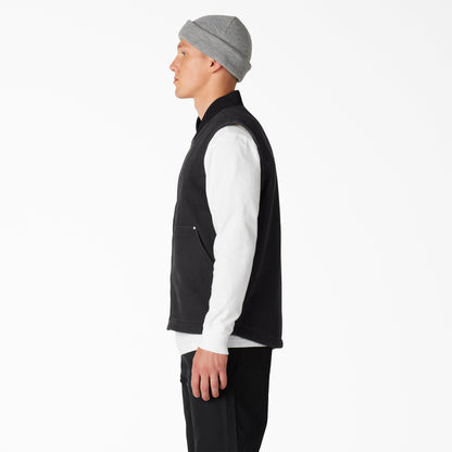 Stonewashed Duck High Pile Fleece Lined Vest - Dickies Men