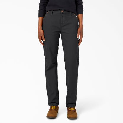 Women's FLEX Relaxed Straight Fit Duck Carpenter Pants - Dickies Women