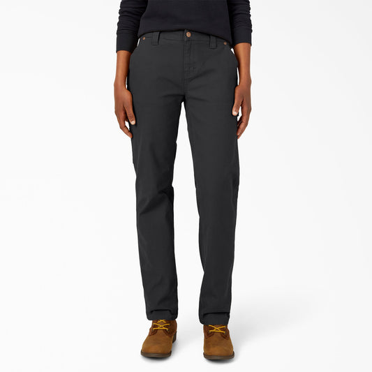 Women's FLEX Relaxed Straight Fit Duck Carpenter Pants - Dickies Women