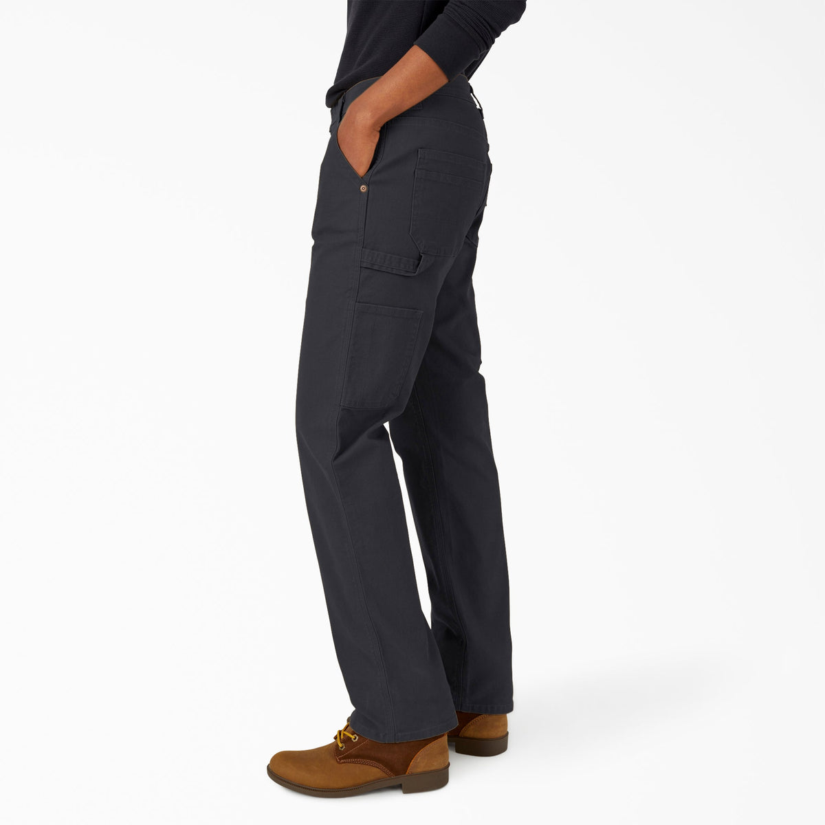 Women's FLEX Relaxed Straight Fit Duck Carpenter Pants - Dickies Women