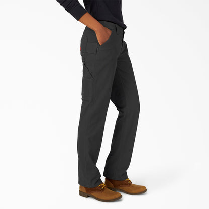 Women's FLEX Relaxed Straight Fit Duck Carpenter Pants - Dickies Women