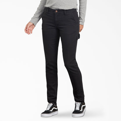 Women's FLEX Slim Fit Duck Carpenter Pants - Dickies Women