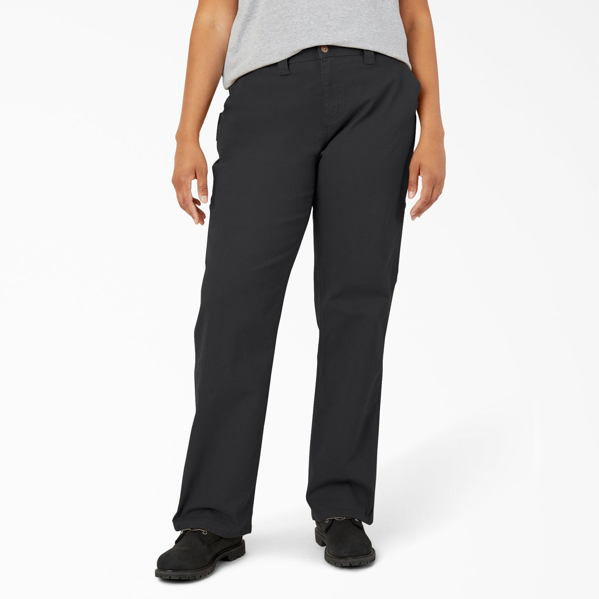 Women's Plus FLEX Relaxed Straight Fit Duck Carpenter Pants - Dickies Women