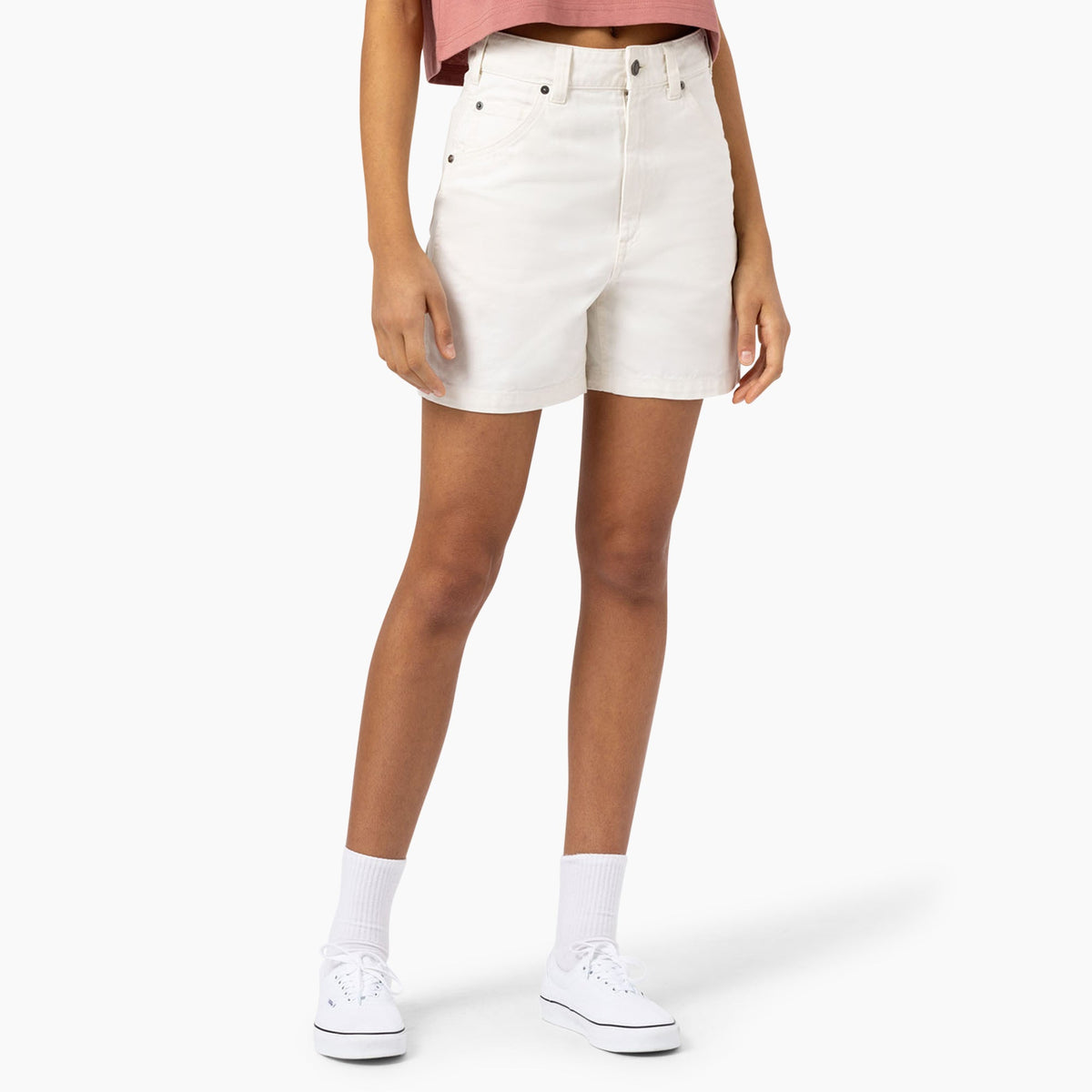 Women's Regular Fit Duck Shorts, 5" - Dickies Women