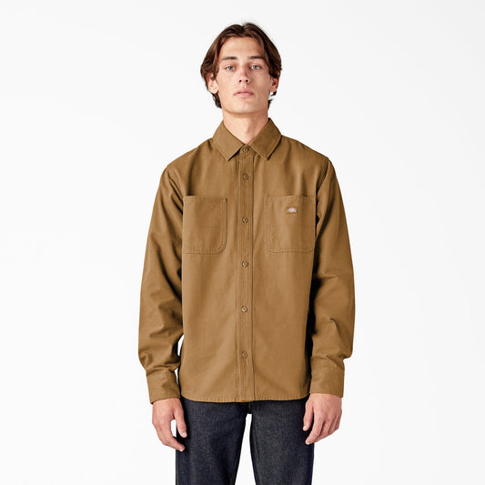 Duck Canvas Long Sleeve Utility Shirt - Dickies Sale