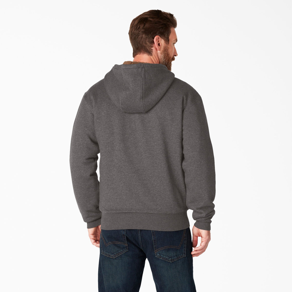 High Pile Fleece Lined Full Zip Hoodie - Dickies Men|Sale