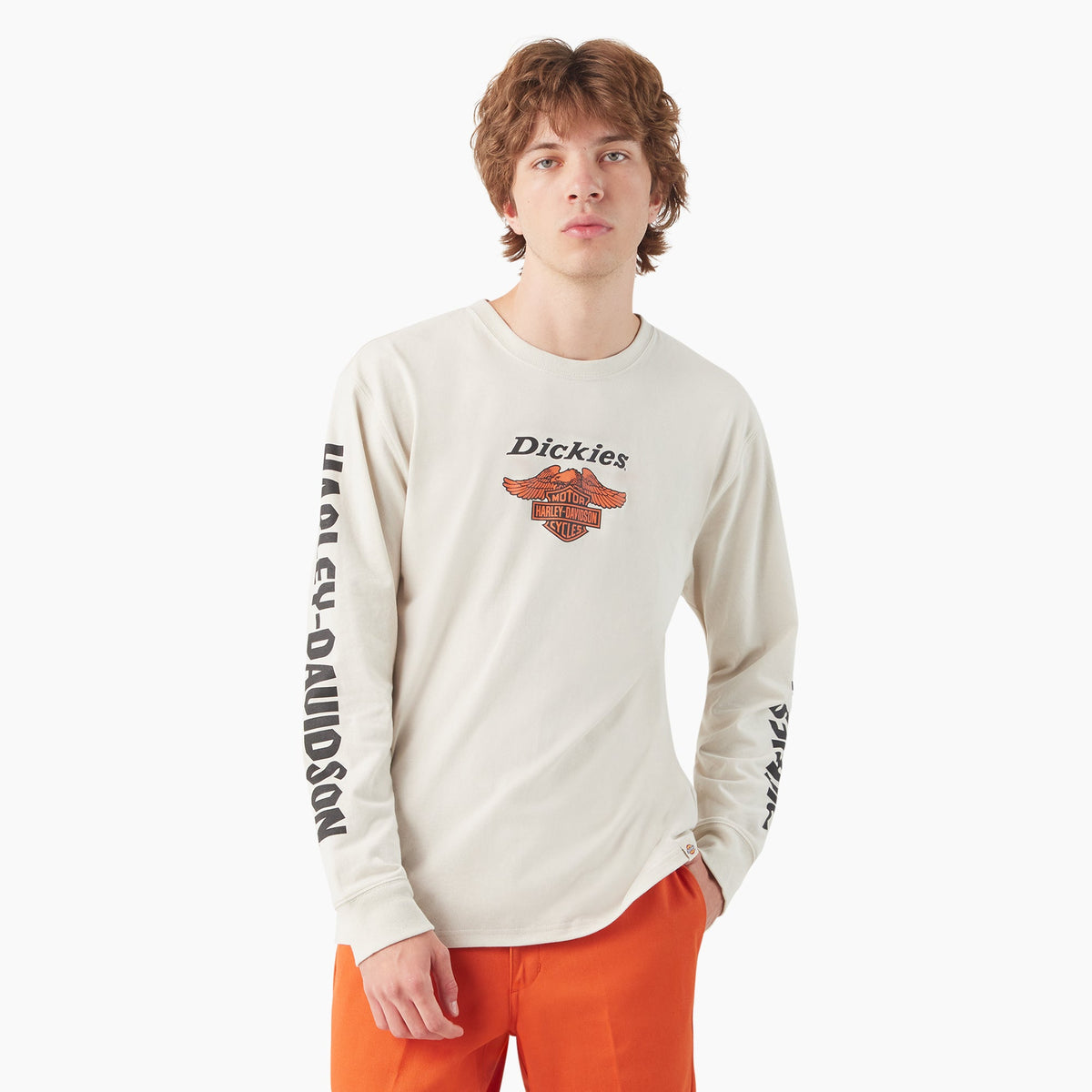 x Harley-Davidson Heavyweight Long Sleeve Eagle Tee - Dickies Men