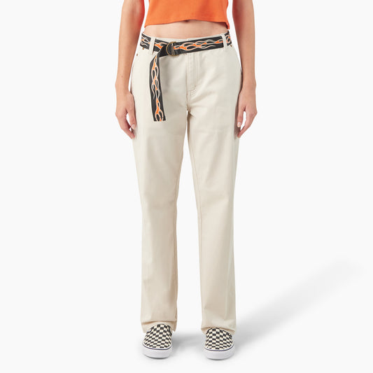 x Harley-Davidson Women's Carpenter Pants with Belt - Dickies Women