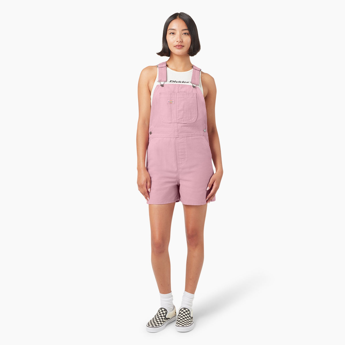 Women's Duck Canvas Bib Shortalls, 4" - Dickies Sale