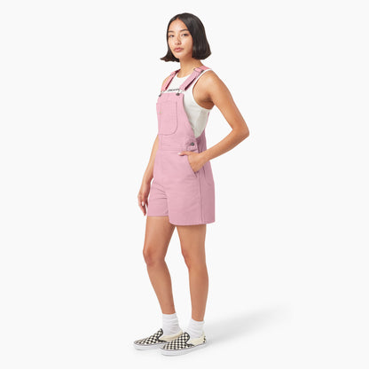 Women's Duck Canvas Bib Shortalls, 4" - Dickies Sale