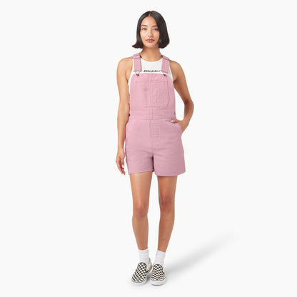 Women's Duck Canvas Bib Shortalls, 4" - Dickies Sale