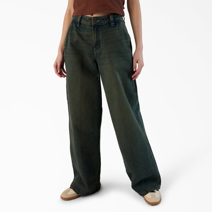 Women's Loose Fit Denim Carpenter Jeans - Dickies Sale