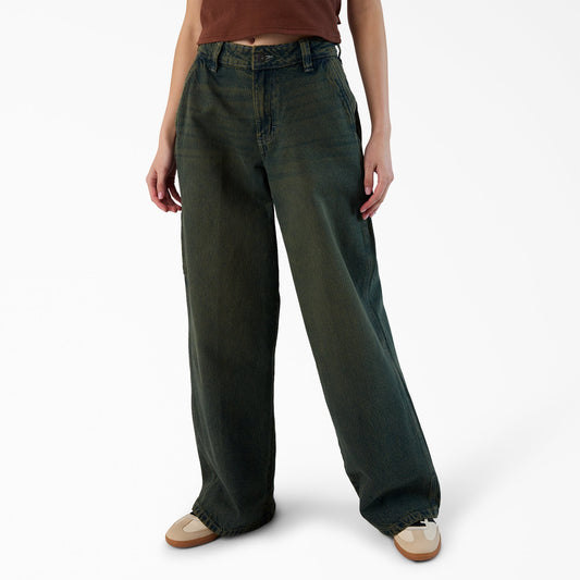 Women's Loose Fit Denim Carpenter Jeans - Dickies Sale