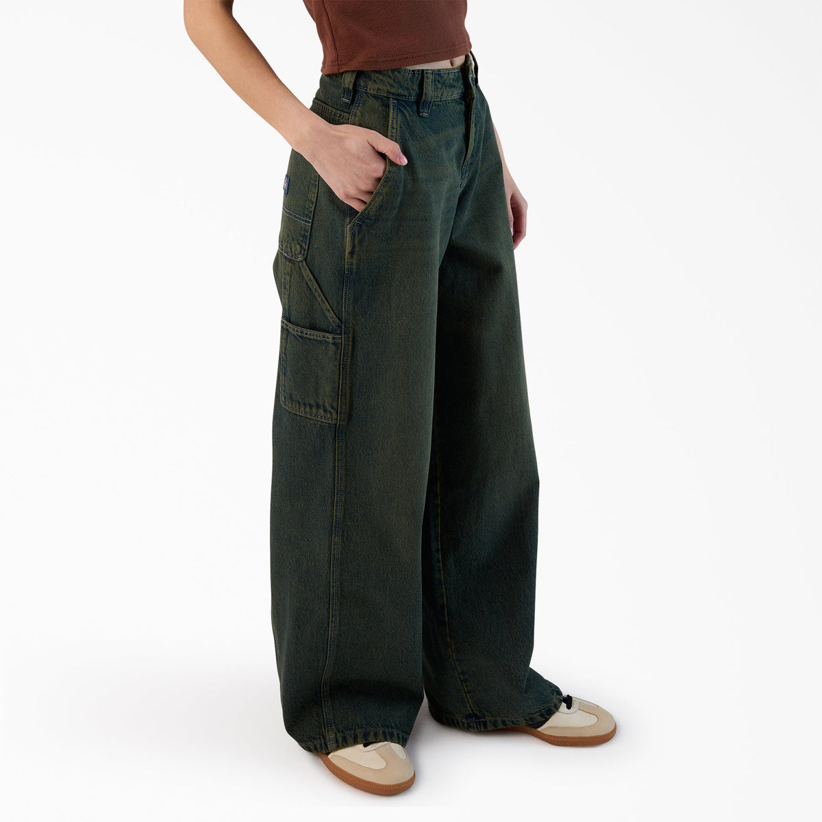 Women's Loose Fit Denim Carpenter Jeans - Dickies Sale