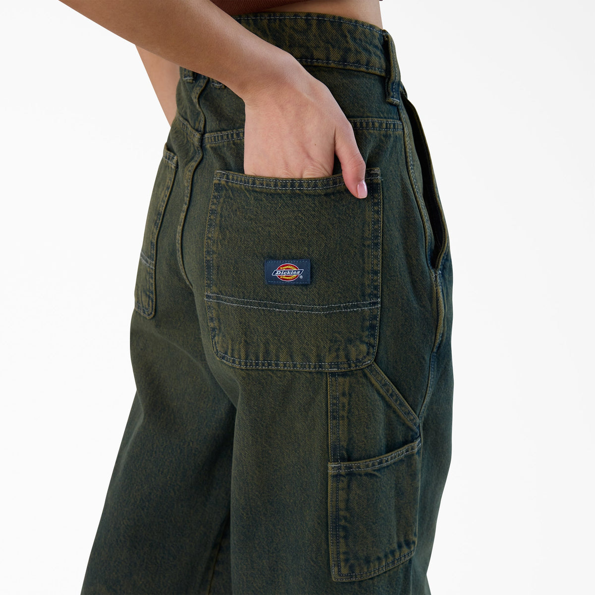 Women's Loose Fit Denim Carpenter Jeans - Dickies Sale