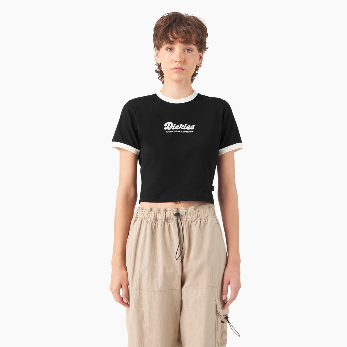 Women's Lewistown Cropped Ringer T-Shirt - Dickies Women|Sale