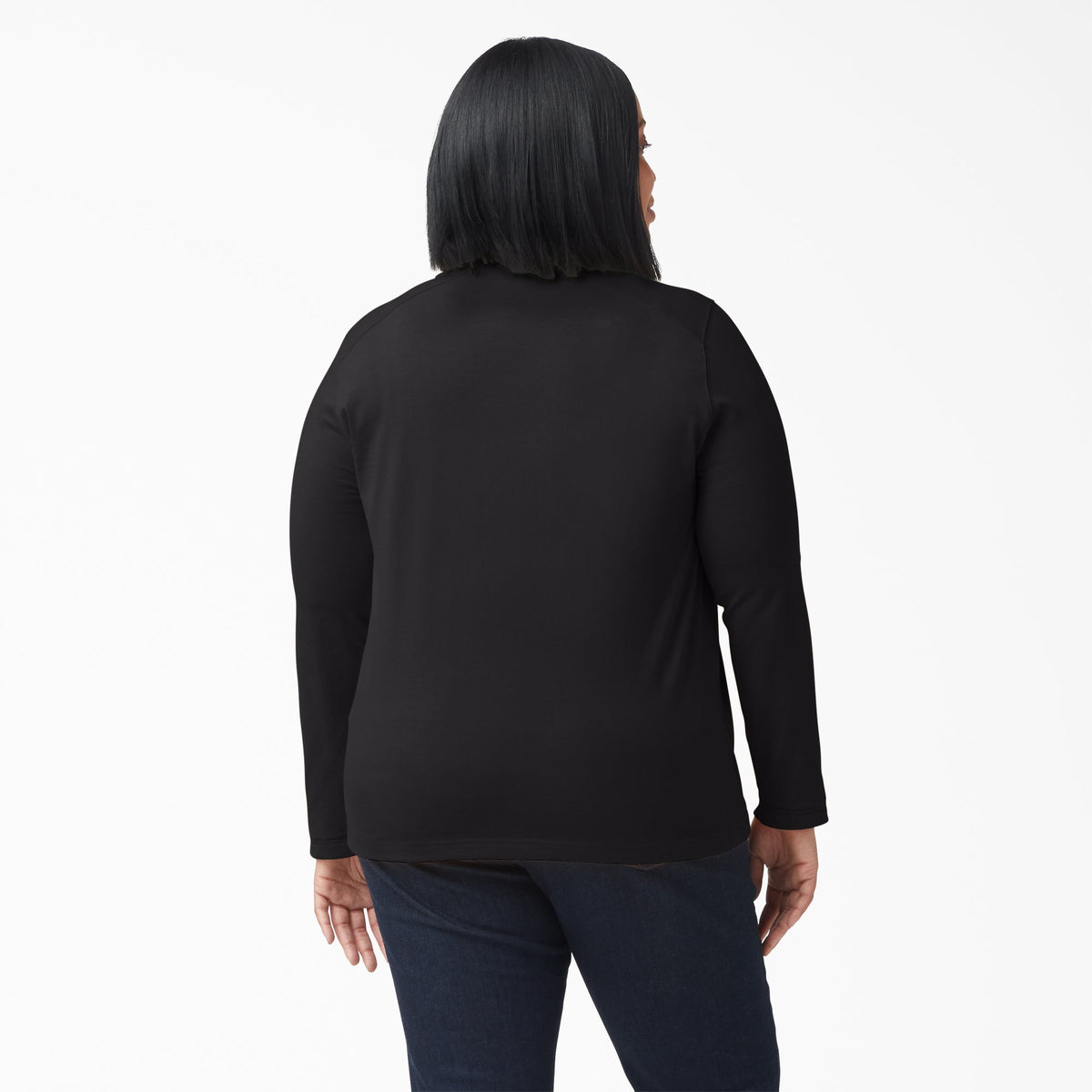 Women's Plus Heavyweight Henley - Dickies Women