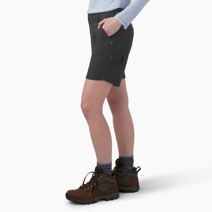 Women's Duck Carpenter Shorts, 7" - Dickies Women