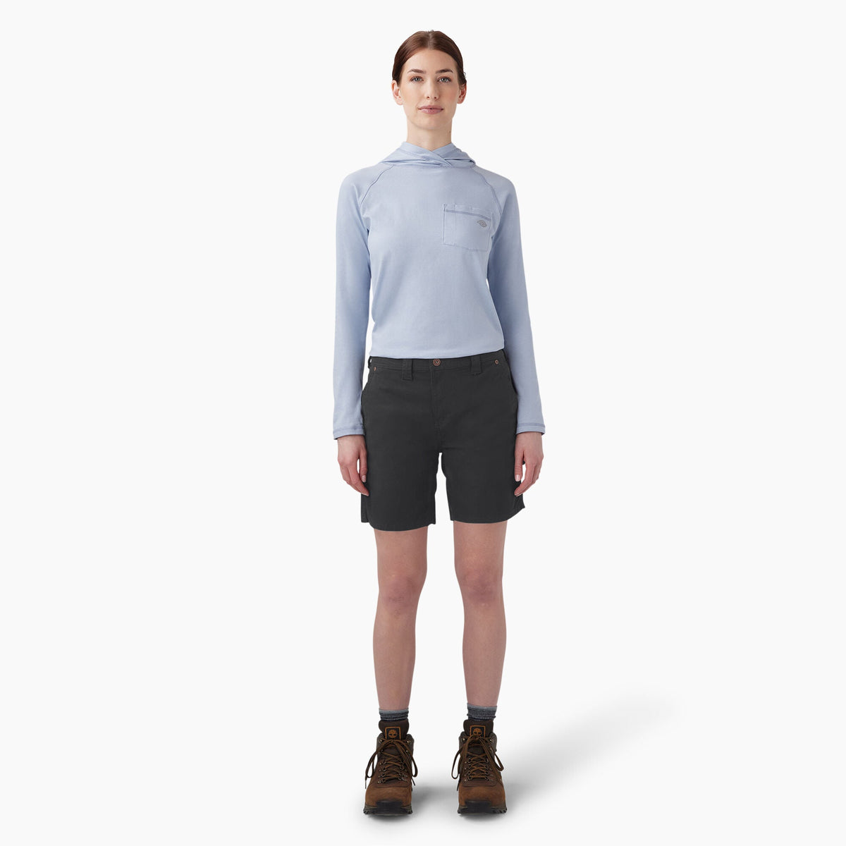 Women's Duck Carpenter Shorts, 7" - Dickies Women