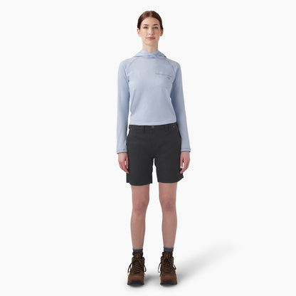 Women's Duck Carpenter Shorts, 7" - Dickies Women