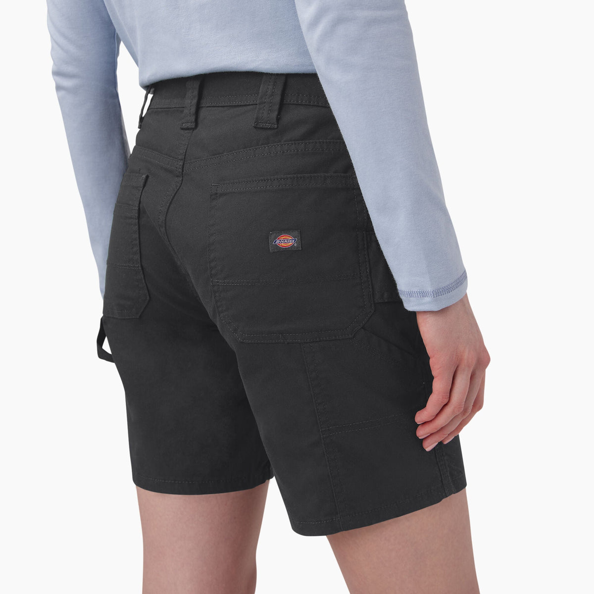 Women's Duck Carpenter Shorts, 7" - Dickies Women