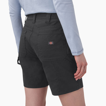 Women's Duck Carpenter Shorts, 7" - Dickies Women