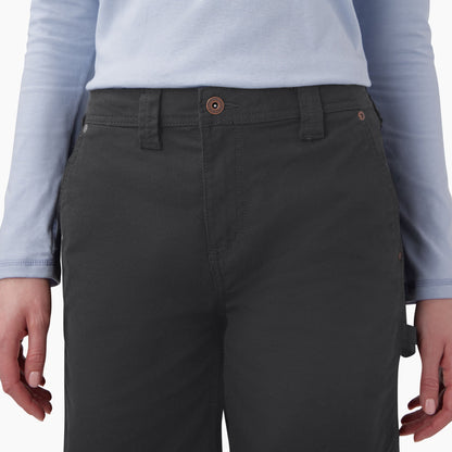 Women's Duck Carpenter Shorts, 7" - Dickies Women