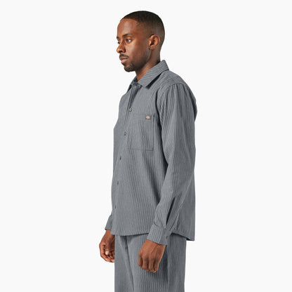 Lima Pinstripe Button-Up Shirt - Dickies Men|Sale