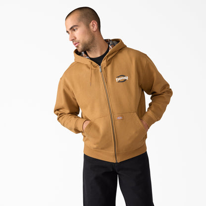 X Thrasher Zippered Hoodie - Dickies Men|Sale