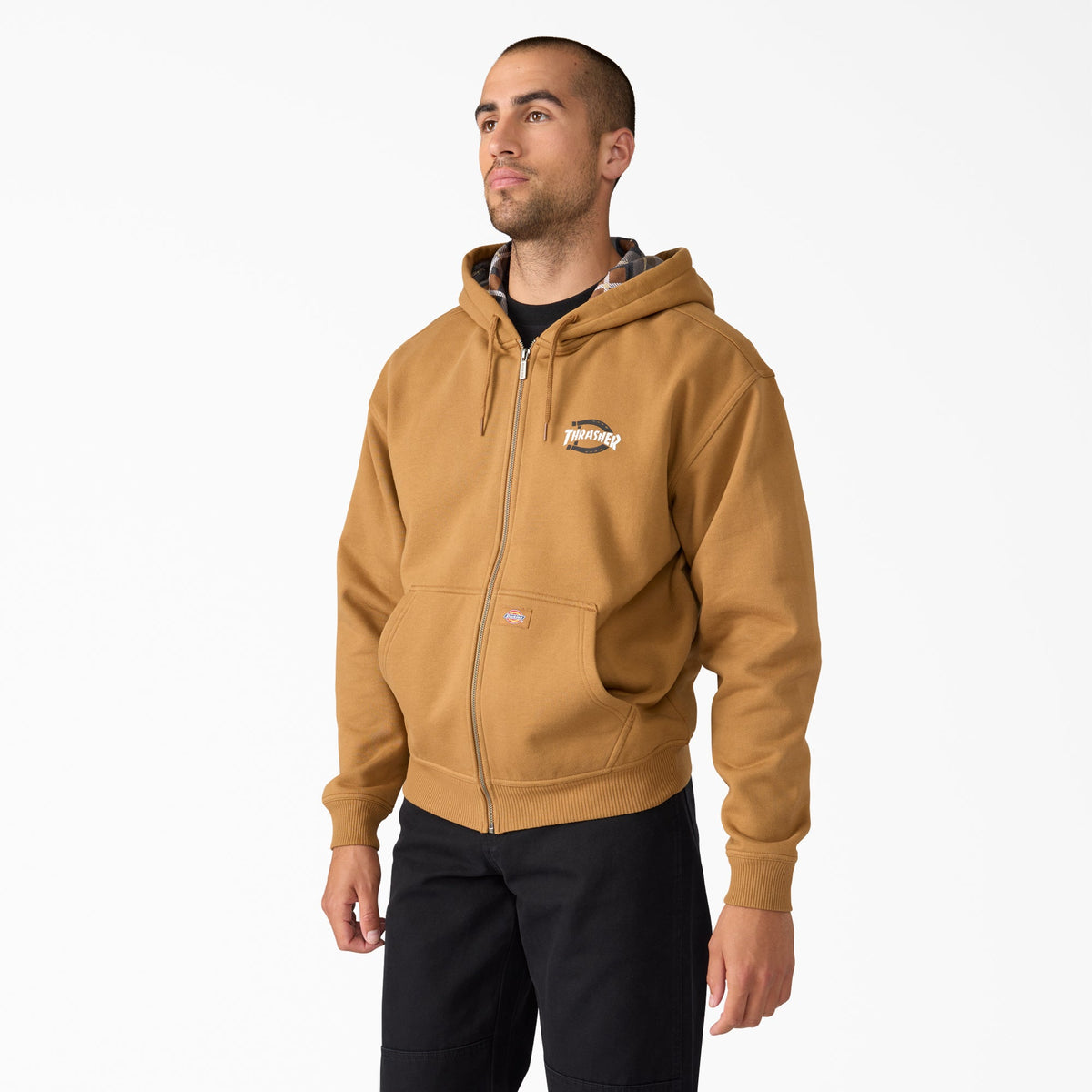 X Thrasher Zippered Hoodie - Dickies Men|Sale